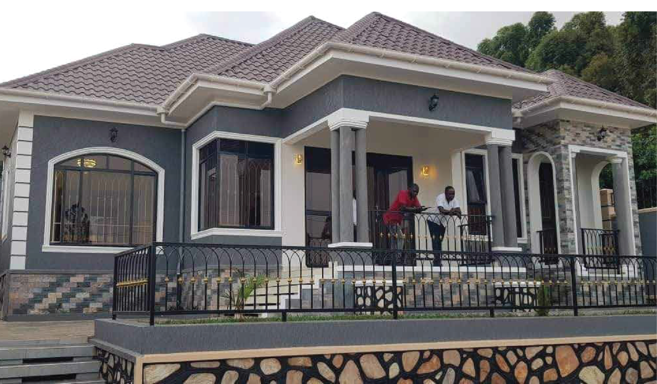 Completed modern residential home in Uganda